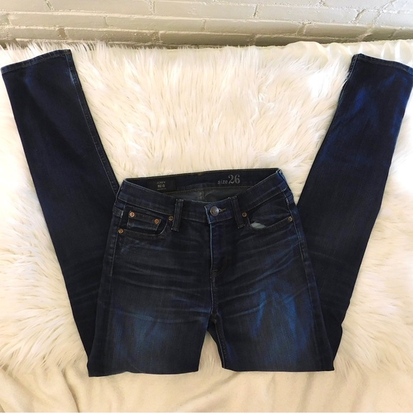 J. Crew Reid Reid Classic Dark Wash Straight Leg Slim Jeans Size 26 - Picture 13 of 13